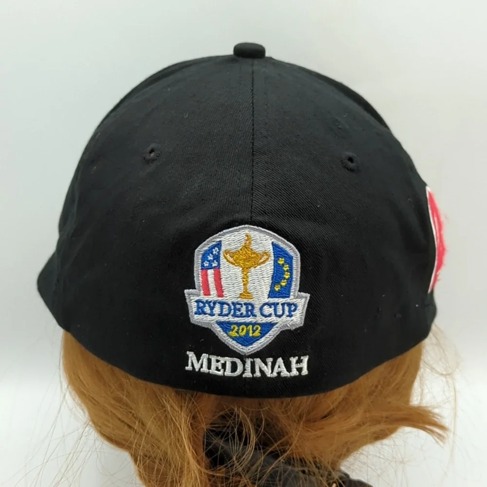 Ryder Cup Medinah 2012 Ahead Fitted L/XL Country Club Golf Hat Cap Black Rare